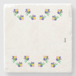 Posavasos De Piedra Pascua de piedra : Tulipanes