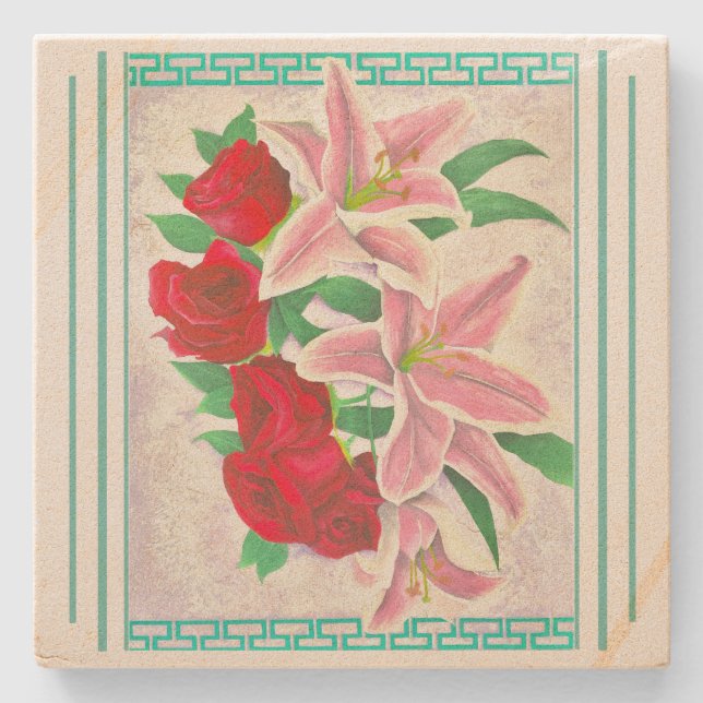 Posavasos De Piedra Pascua de piedra Xochitl (Anverso)