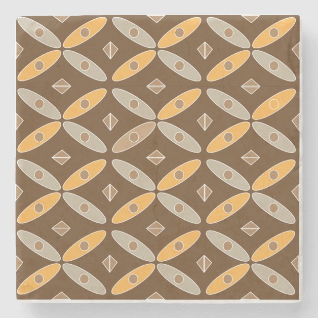 Posavasos De Piedra Pascua del patrón de Batik de Indonesia (Anverso)