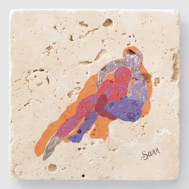 Posavasos De Piedra Pascua: Temporada de fútbol (Anverso)