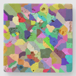 Posavasos De Piedra Pascua Travertina Tilada