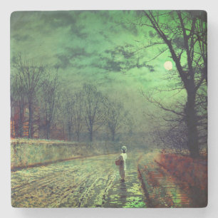 Posavasos De Piedra Paseo en luna