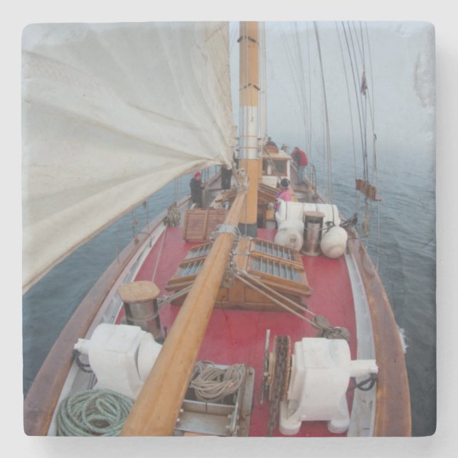 Posavasos De Piedra Paso de límite de navegación (Anverso)