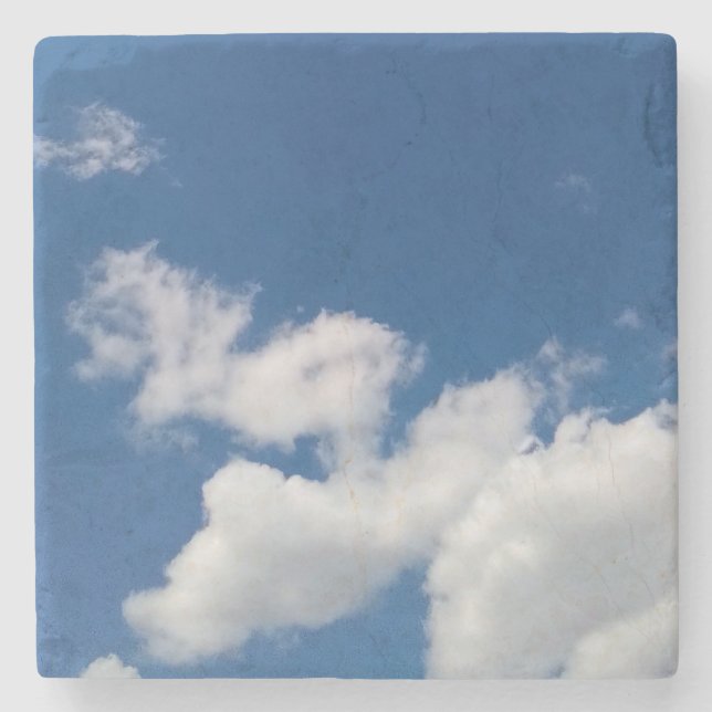 Posavasos De Piedra Pasos en las nubes - Fotografía  (Anverso)