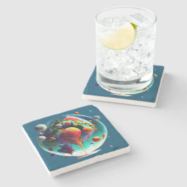 Posavasos De Piedra Pastafari STEINUNTERSETZER