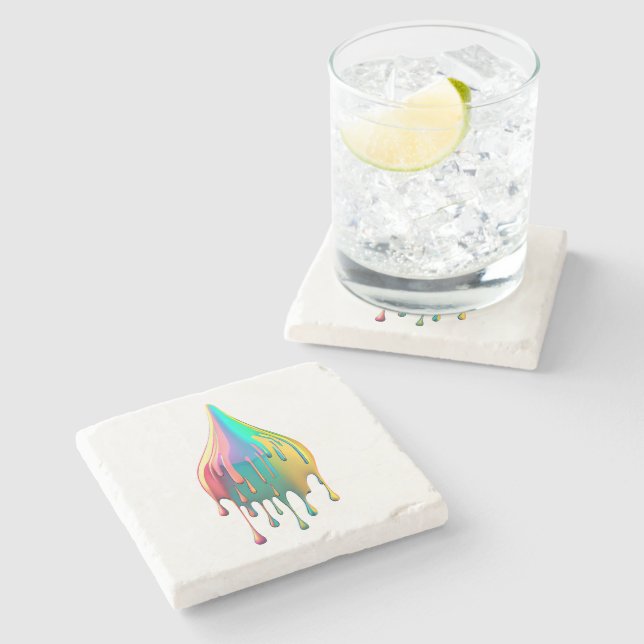 Posavasos De Piedra Pastafari STEINUNTERSETZER (Lateral)