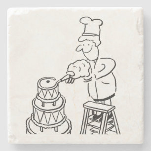 Posavasos De Piedra Pastel gigante decorativo de pastelería