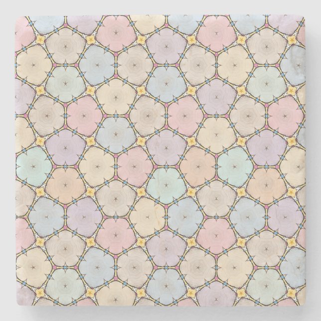 Posavasos De Piedra Pastel Wood Slices (Anverso)