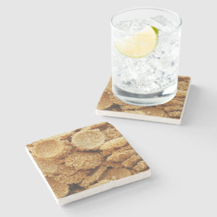Posavasos De Piedra Pasteles de arroz inflado ~ Platos dulces asiático