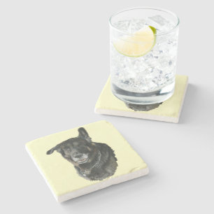 Posavasos De Piedra pastor de raza mixta akita alemán