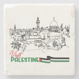 Posavasos De Piedra Patrimonio y esperanza palestinos