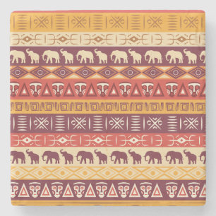 Posavasos De Piedra Patrón africano