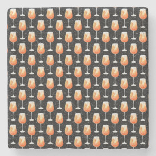 Posavasos De Piedra Patrón de Aperol Spritz