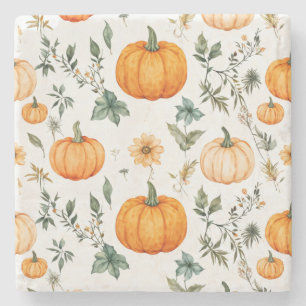 Posavasos De Piedra Patrón de calabaza rusa