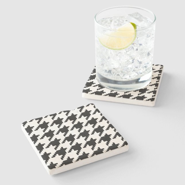 Posavasos De Piedra Patrón de comprobación de la tarjeta de galera de  (Lateral)