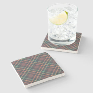 Posavasos De Piedra Patrón de Cuadro Clásico