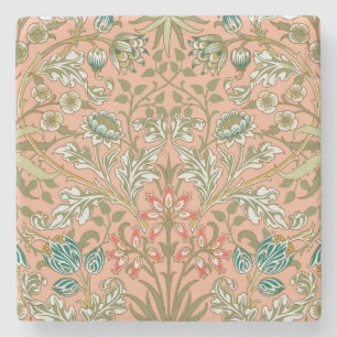 Posavasos De Piedra Patrón de Jacinto de William Morris Rosa Polvorien