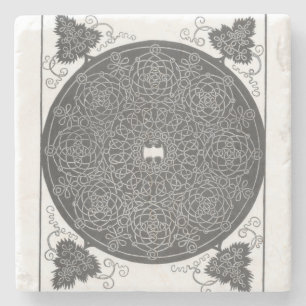 Posavasos De Piedra Patrón de Knot elaborado (por Albrecht Dürer)