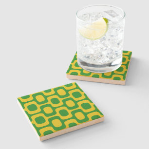 Posavasos De Piedra Patrón de la acera de Ipanema, Patrón de playa, Br
