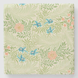 Posavasos De Piedra Patrón de larkspur (por William Morris)