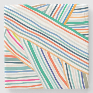 Posavasos De Piedra Patrón de línea