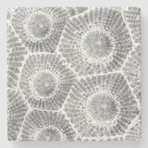 Posavasos De Piedra Patrón de piedra de Petoskey