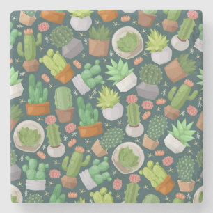 Posavasos De Piedra Patrón de planta