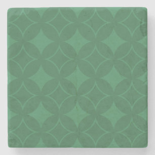 Posavasos De Piedra Patrón de Shippo Verde