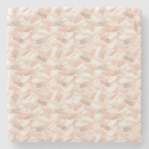 Posavasos De Piedra Patrón de trazo de pincel abstracto