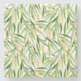 Posavasos De Piedra Patrón de Wattle de Australia