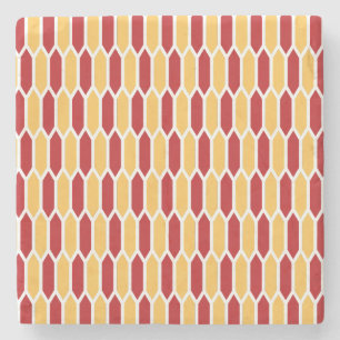 Posavasos De Piedra Patrón geométrico