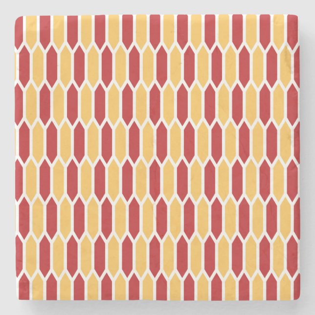 Posavasos De Piedra Patrón geométrico (Anverso)