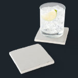 Posavasos De Piedra Patrón geométrico gris pálido - Decoración de vera<br><div class="desc">Patrón geométrico gris pálido: ¡Serenidad de verano!</div>
