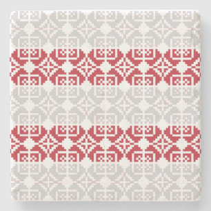 Posavasos De Piedra Patrón geométrico II del SUN matutino