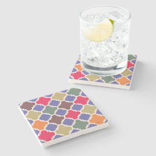 Posavasos De Piedra Patrón musulmán marroquí