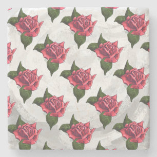 Posavasos De Piedra patrón Rosa