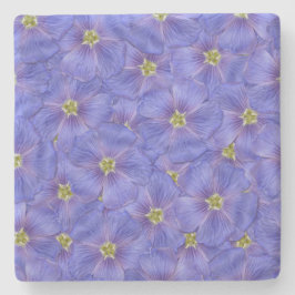 Posavasos De Piedra Patrón sin foco azul