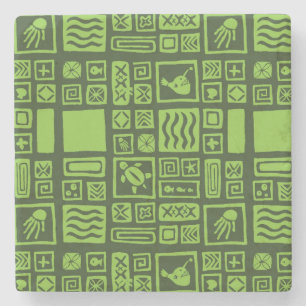 Posavasos De Piedra Patrón Tiki