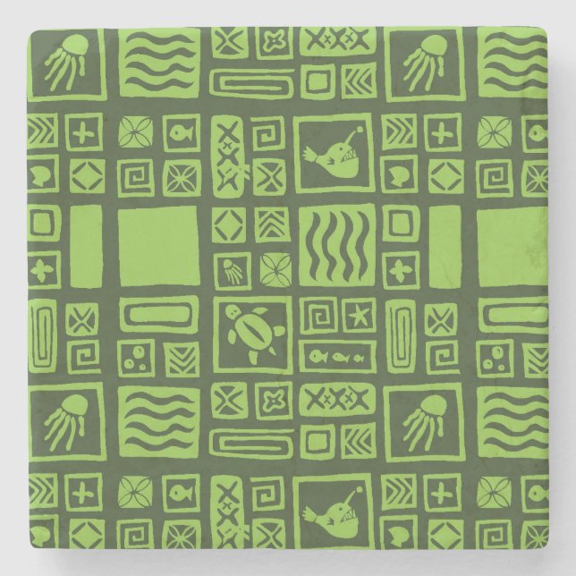 Posavasos De Piedra Patrón Tiki (Anverso)