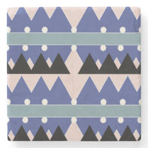 Patrón Verde azulado negro rosa azul geométrico