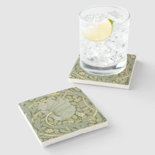 Posavasos De Piedra Patrón Vintage William Morris Pimpernel