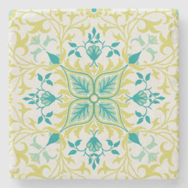 Posavasos De Piedra Patrón vírico (de William Morris)