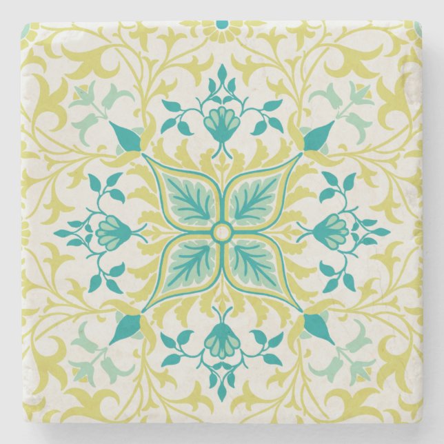 Posavasos De Piedra Patrón vírico (de William Morris) (Anverso)