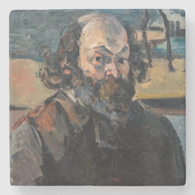 Posavasos De Piedra Paul Cezanne - autorretrato (Anverso)