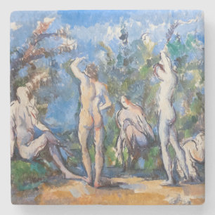 Posavasos De Piedra Paul Cezanne - Cinco Bañistas