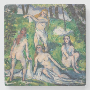 Posavasos De Piedra Paul Cezanne - Cuatro Bañistas