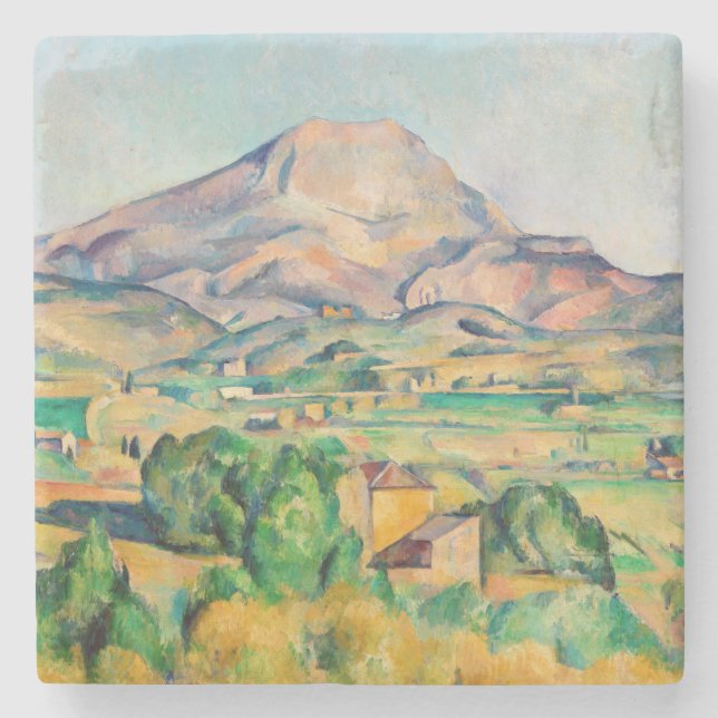 Posavasos De Piedra Paul Cezanne - Mont Sainte-Victoire (Anverso)