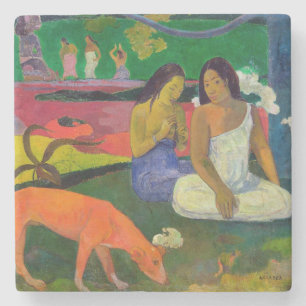 Posavasos De Piedra Paul Gauguin el   Arearea (el perro rojo), 1892