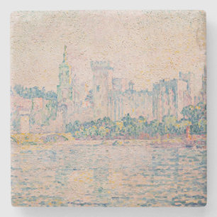 Posavasos De Piedra Paul Signac - Aviñón, mañana