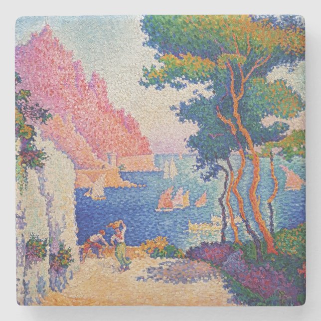 Posavasos De Piedra Paul Signac - Capo di Noli (Anverso)